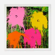 Thierry Guetta, Flowarh$, 2021, screenprint in colors