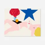 Tom Wesselmann, Great American Nude for Banner, 1968, screenprint in colors