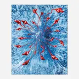 Kenny Scharf, In the Beginning (Red Edition)