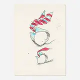 Claes Oldenburg, Rolling Collar and Tie, 1995, lithograph in colors on Somerset