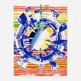 James Rosenquist, Miles (from America: The Third Century), screenprint in eight colors with pochoir on Arches Cover paper