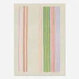Gene Davis, Royal Curtain, 1980, screenprint in colors on Arches