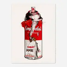 Thierry Guetta, Torn Spray Can, 2020, screenprint in colors