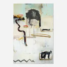 James Havard, Untitled, 1985, acrylic, mixed media and collage on paper