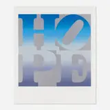 Robert Indiana, Winter (from the 4 Seasons of Hope portfolio), 2012, screenprint in colors