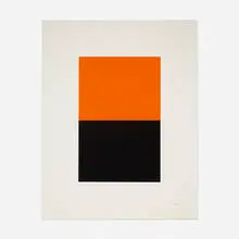 Untitled by Ellsworth Kelly, 1972, lithograph in colors on Rives BFK, sold Jan 2022
