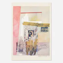 Robert Rauschenberg, Watermark, 1973, photolithograph, silkscreen in colors