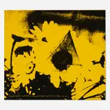 crazy enough by Corita Kent, 1968, screenprint in colors, sold Nov 2021