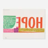 Corita Kent, hope, 1968, offset lithograph in colors