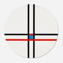William Sellers, Untitled (Tondo), 2007, acrylic on canvas