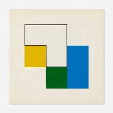 Untitled by William Sellers, c. 2010, acrylic, graphite and marker on illustration board, sold Oct 2021