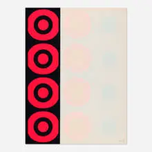 Peter Gee, Untitled, c. 1965, screenprint in colors