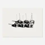 Wayne Thiebaud, Suckers State I, 1968, lithograph