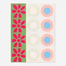 Peter Gee, Untitled, c. 1965, screenprint in colors