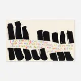 you can never lose me by Corita Kent, 1972, screenprint in colors, sold Oct 2021