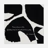 even a slug by Corita Kent, 1976, screenprint in colors, sold Oct 2021