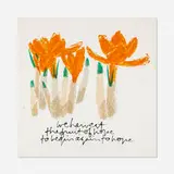 Corita Kent, crocuses for autumn