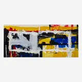 Jean-Paul Huftier, No. 8, 1989, acrylic and paper collage on canvas