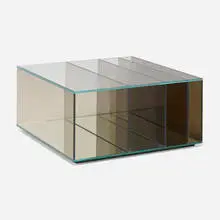 Oki Sato, Deep Sea coffee table, c. 2013, glass, mirrored glass