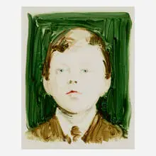Annie Kevans, Hitler, 2009, oil on paper