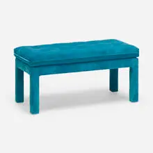 Contemporary, Bench, c. 1995, upholstery