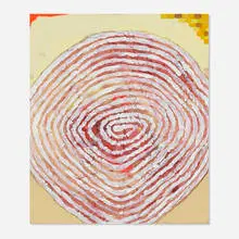 Cordy Ryman, Evolution, 2009, acrylic and enamel on wood