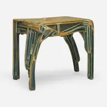 Mariano Cornejo, Desk, 2005, carved and painted wood