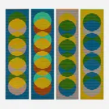 Carlos Cruz-Diez, Sitges I, II, III & IV portfolio