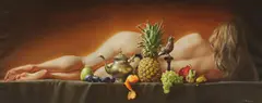 Valeri Shishkin, Untitled, oil on canvas 60 x 150cm