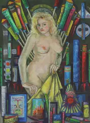 Gabriel Summers, Untitled, oil on board 61.5 x 45.5cm .