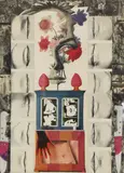 Pierre, Untitled, 1931-2007) Sixties Pop collage on canvas