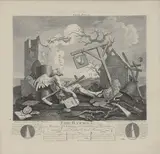 William Hogarth, Untitled, framed This was Hogarth's final engraving