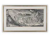 Cyril Bouda, A View of Prague, 1948, Drypoint on paper