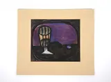 Still Life with a Chalice and Pipe by Karel Černý, 20th century, Pastel on paper, sold Oct 2020
