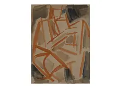 Jaroslav Grus, Cubist Figures, 1930, Watercolour, paper
