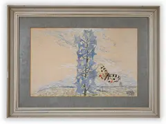 Vilém Plocek, Summer, 1967, Tempera, paper
