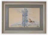 Vilém Plocek, Summer, 1967, Tempera, paper