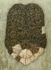 Dmitri Plavinsky, "Tortoiseshell", 1992, Mischtechnik auf Leinwand