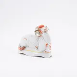 Meissen, Widder aus dem Tafelaufsatz "Reineke Fuchs", 1925-1934, Porzellan, rot-orange staffiert und gold dekoriert