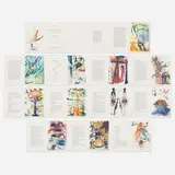 Alice in Wonderland by Salvador Dalí, 1969, heliogravure in colors with remarque and one etching in colors on Rives in unbound folio, sold Apr 2023