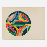Sinjerli Variation IV by Frank Stella, 1977, offset lithograph and screenprint in colors on Arches Cover, sold Apr 2023