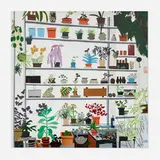 Jonas Wood, Large Shelf Still Life, 2017, offset lithograph on paper