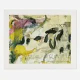 Willem de Kooning, Paris Review, 1979, offset lithograph in colors