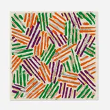 Jasper Johns, Cross Hatch, 1977, screenprint in colors on Patapar printing parchment