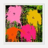 Thierry Guetta, Flowarh$, 2021, screenprint in colors