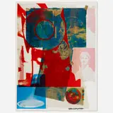Robert Rauschenberg, Local Quarry One, 1968, offset lithograph in colors