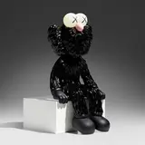 Kaws, Seeing, 2020, alloy, ceramic, LED light and mixed media
