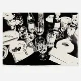 After the Party (Trial Proof) by Andy Warhol, 1979, screenprint in colors, sold Apr 2023