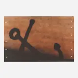Ed Ruscha, Anchor in Sand, 1991, lithograph in two colors on Rives BFK