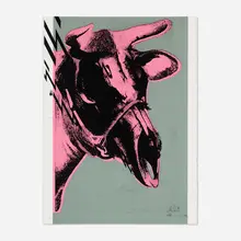 Paul Insect, Dead Cow, 2007, screenprint in colors on Arches 88